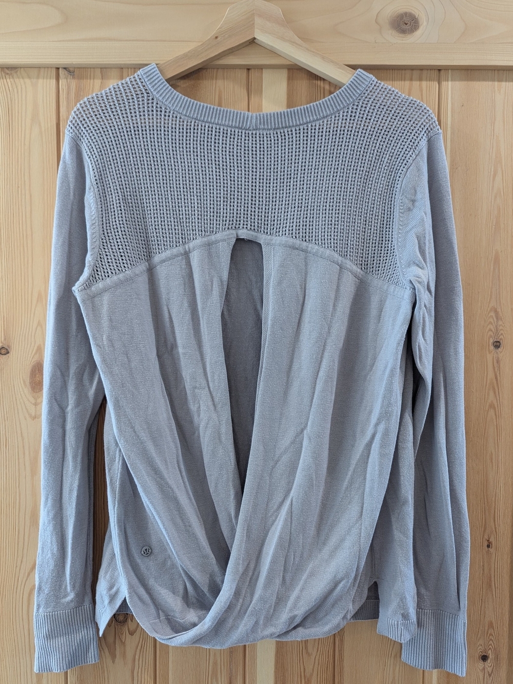 Lululemon Viscose Blend Open Back Sweater With Cashmere - Picture 4 of 8